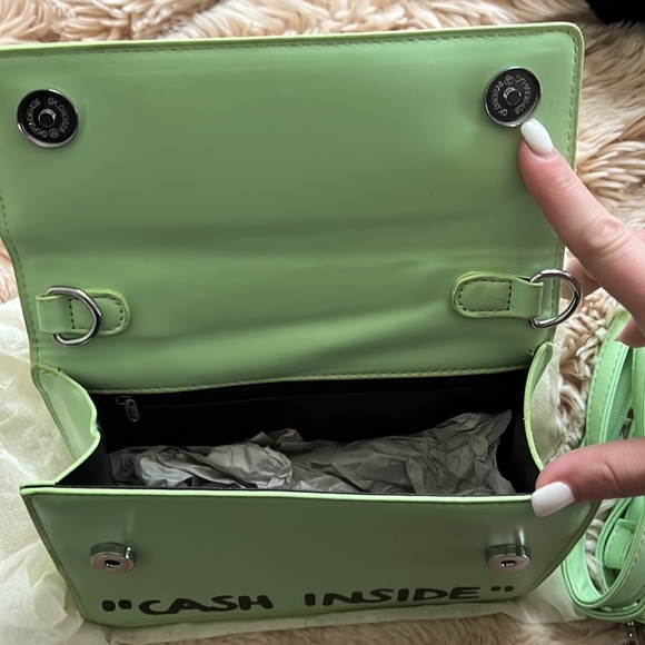 Mint green crossbody purse - Picture 4 of 5